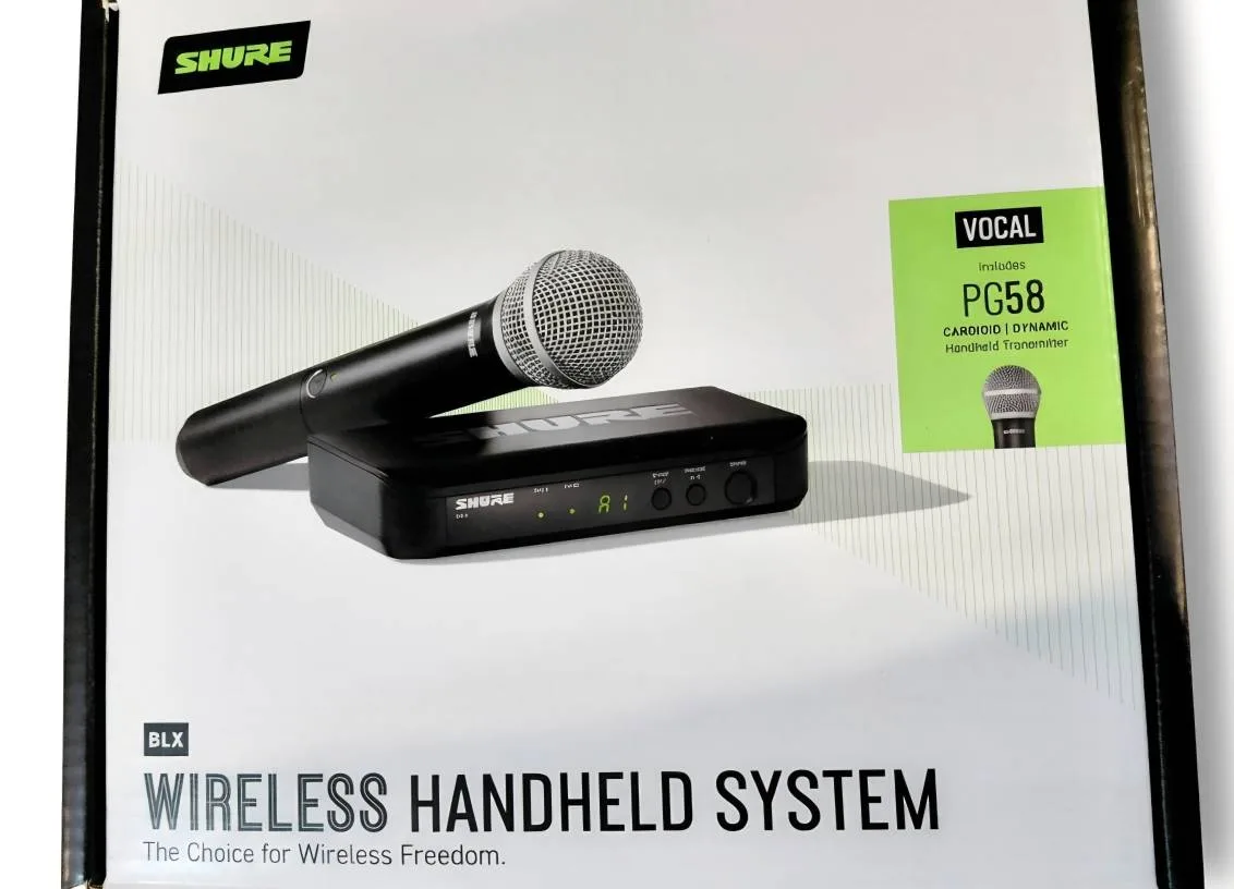 میکروفون بی سیم شور Shure BLX24/PG58 تک کانال