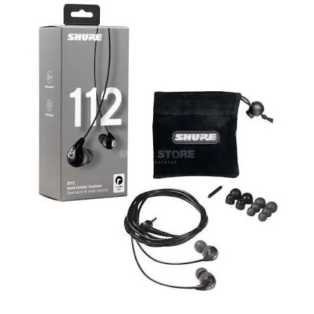 هندزفری سیمی شور SHURE SE112 | عایق صدا با بیس قدرتمند